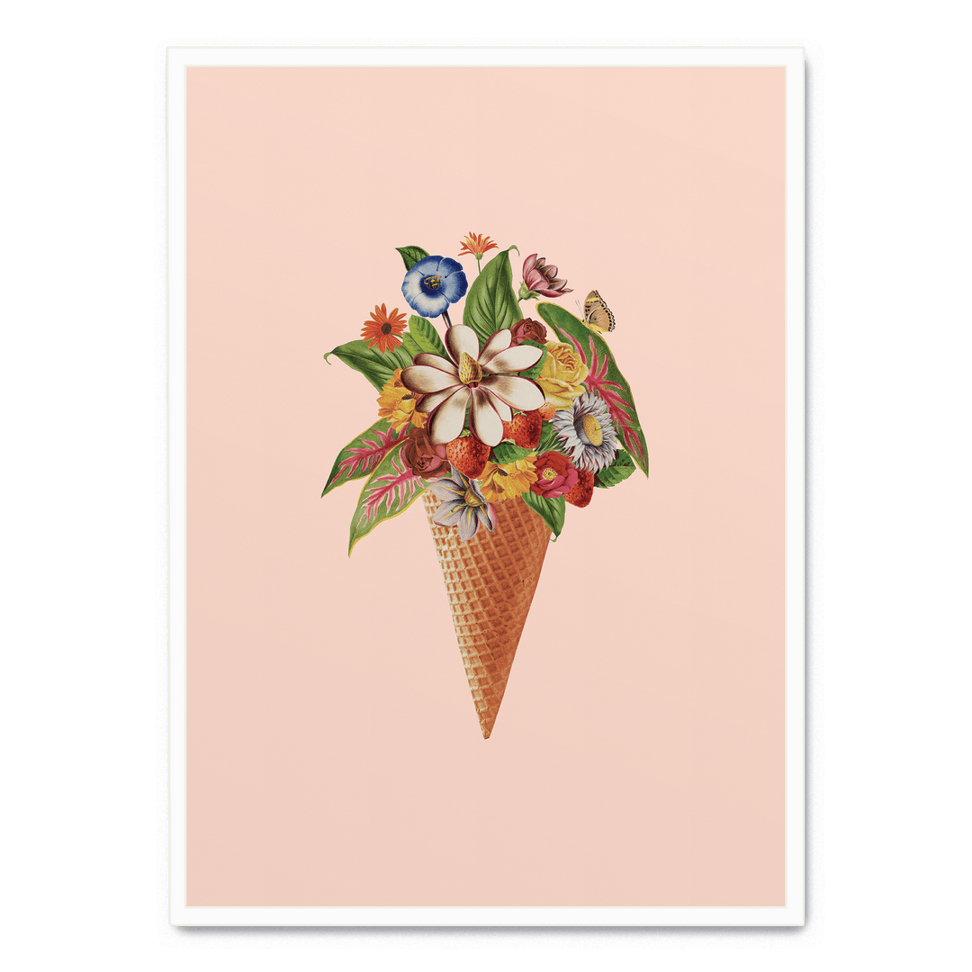 Botanical Pink Ice Cream