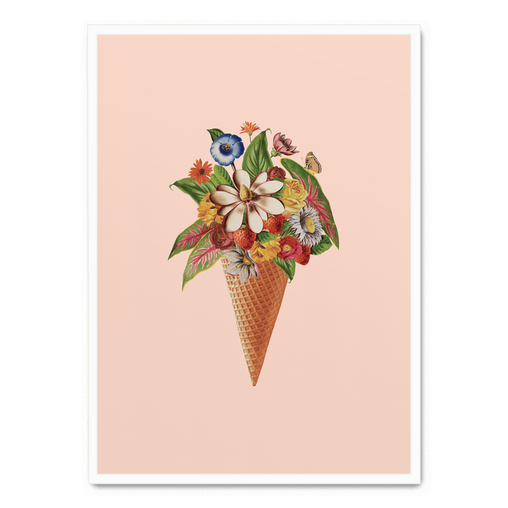 Botanical Pink Ice Cream