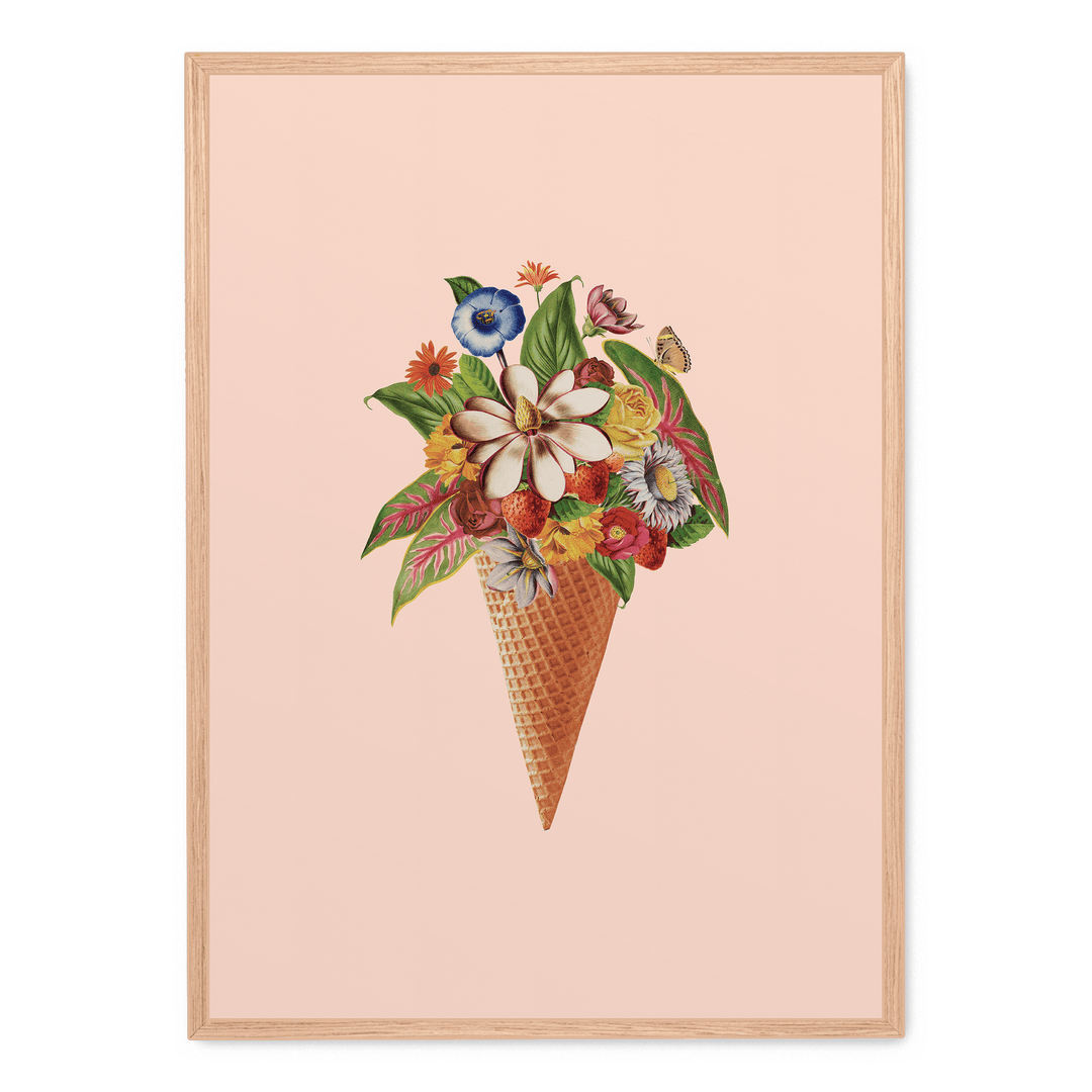 Botanical Pink Ice Cream