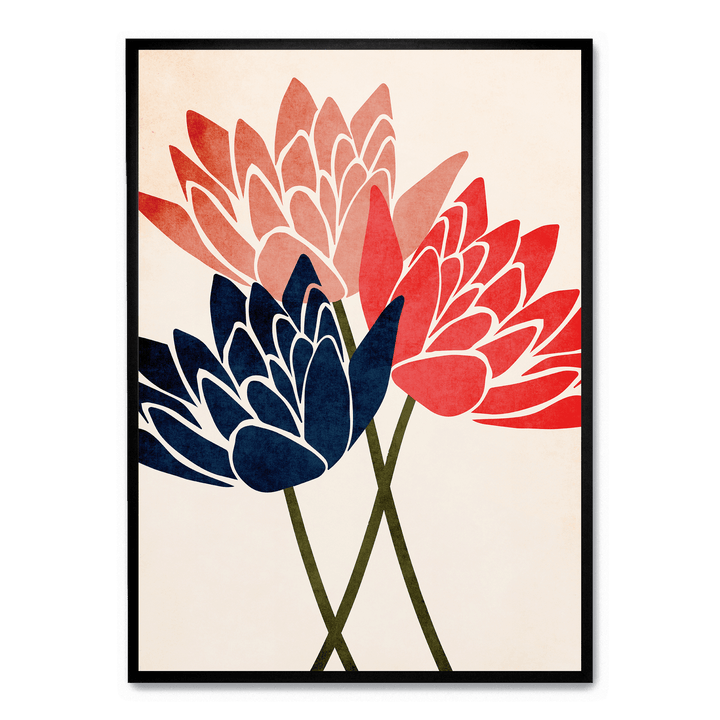 Three Dancing Blossoms