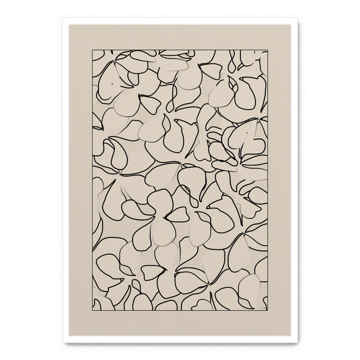 Abstract Flower Lines