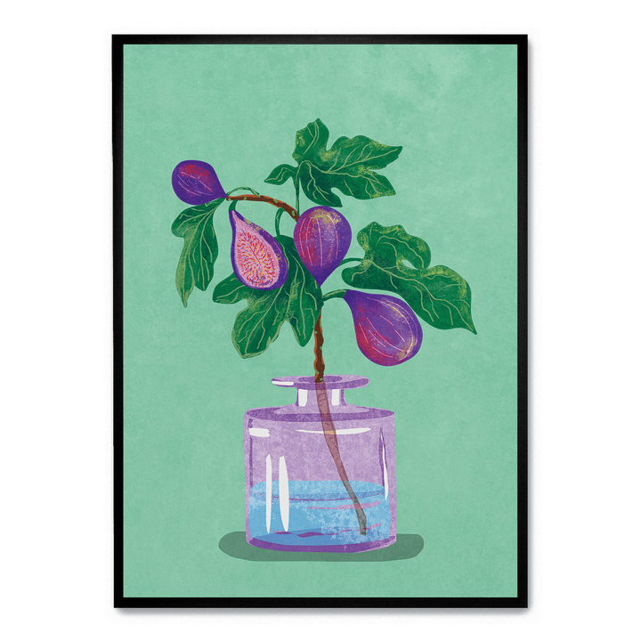 Figs Branch In Vase