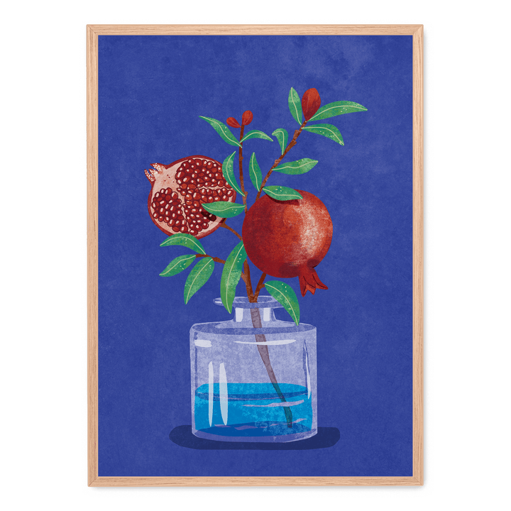 Pomegranate In Vase
