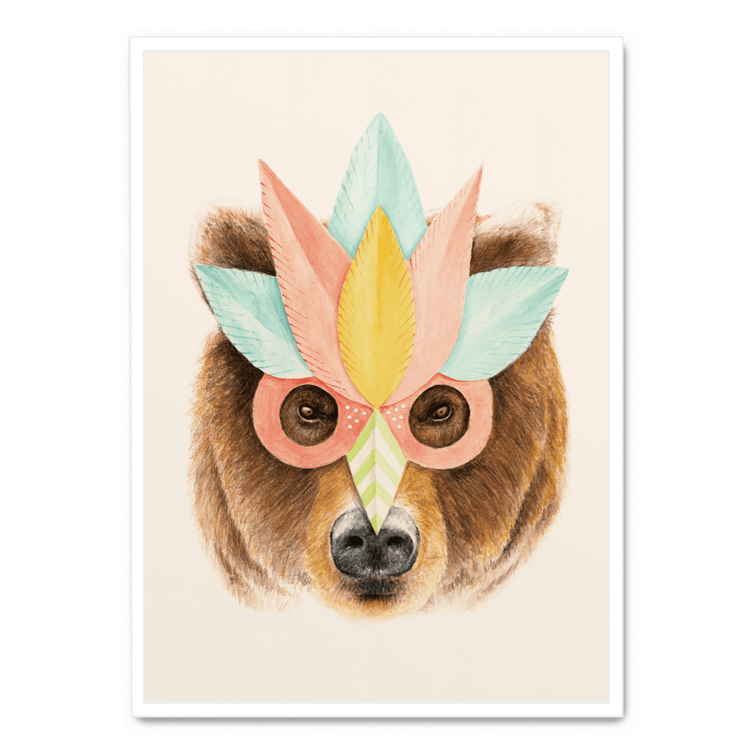 Bear Paper Mask