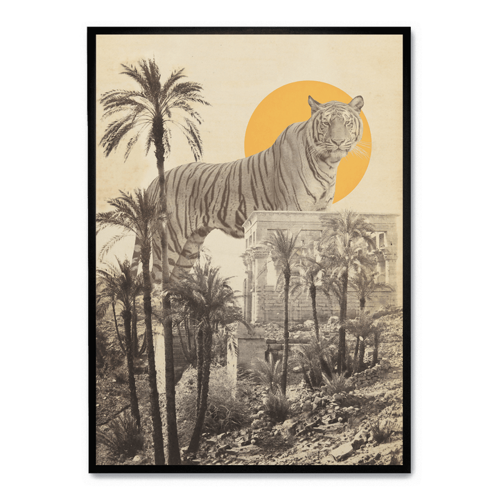 Giant Tiger In Ruins