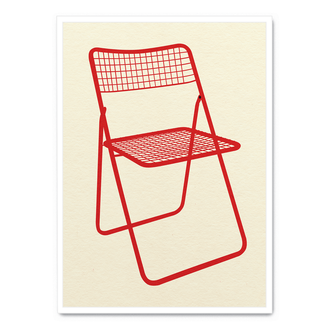 Ted Net Chair Red