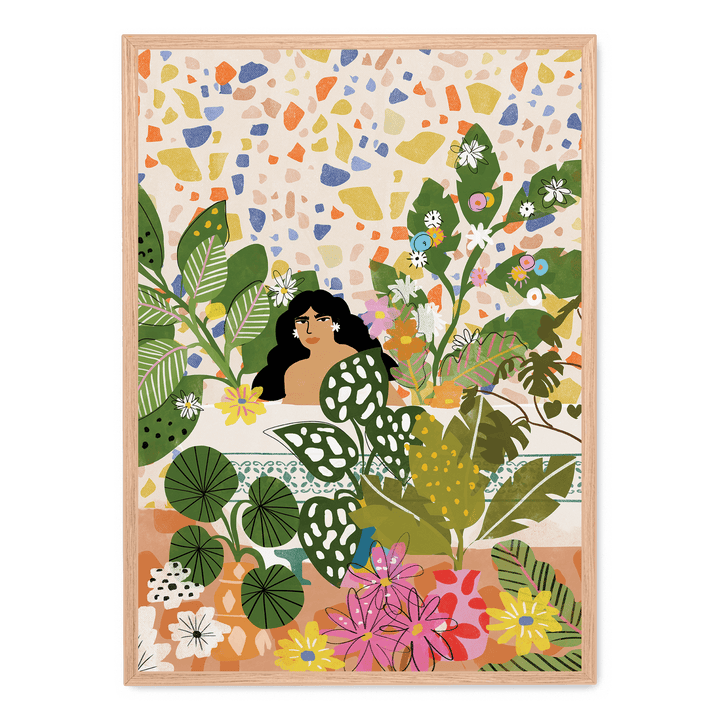 Bathing With Flowers