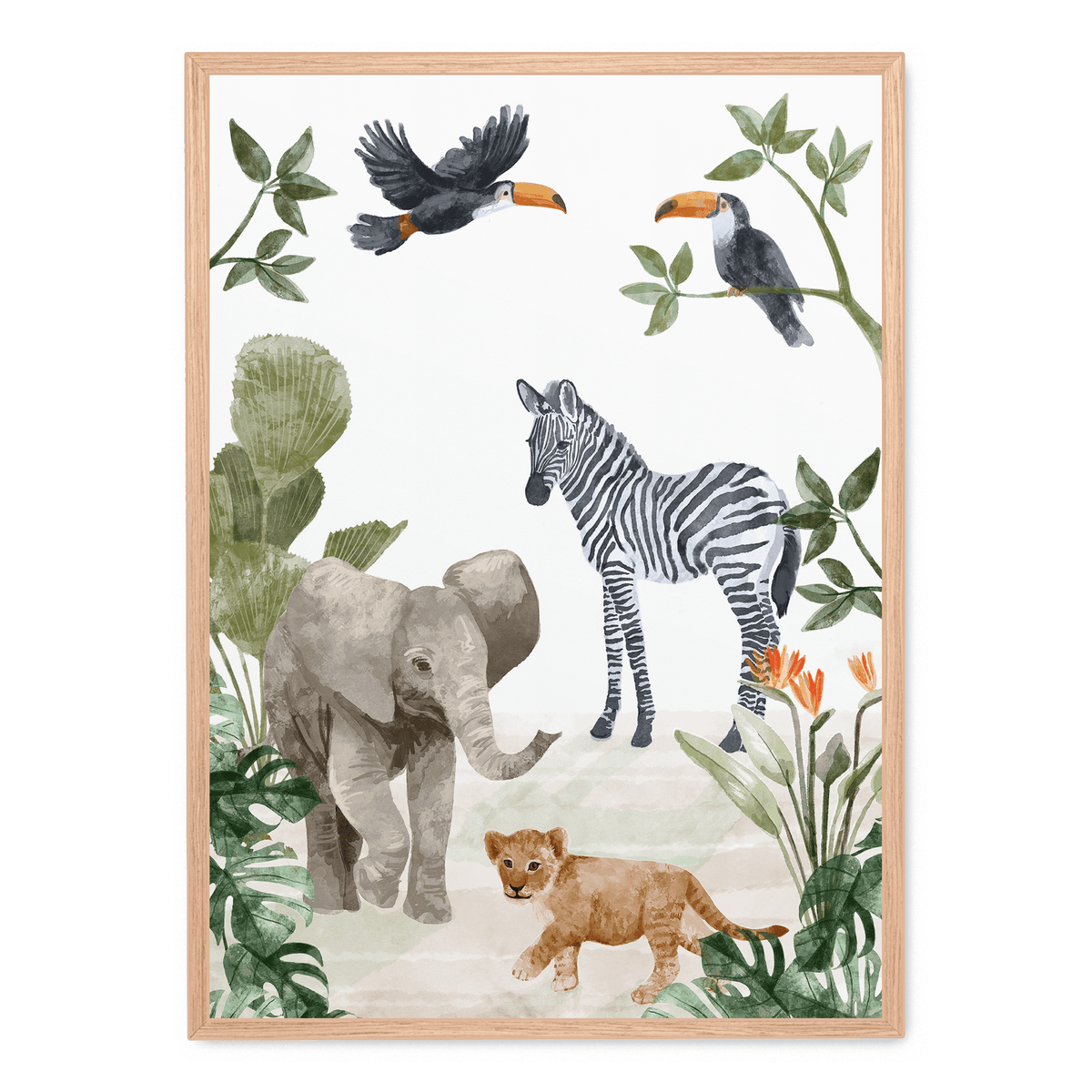 Jungle Babies Plakat | Postera.dk