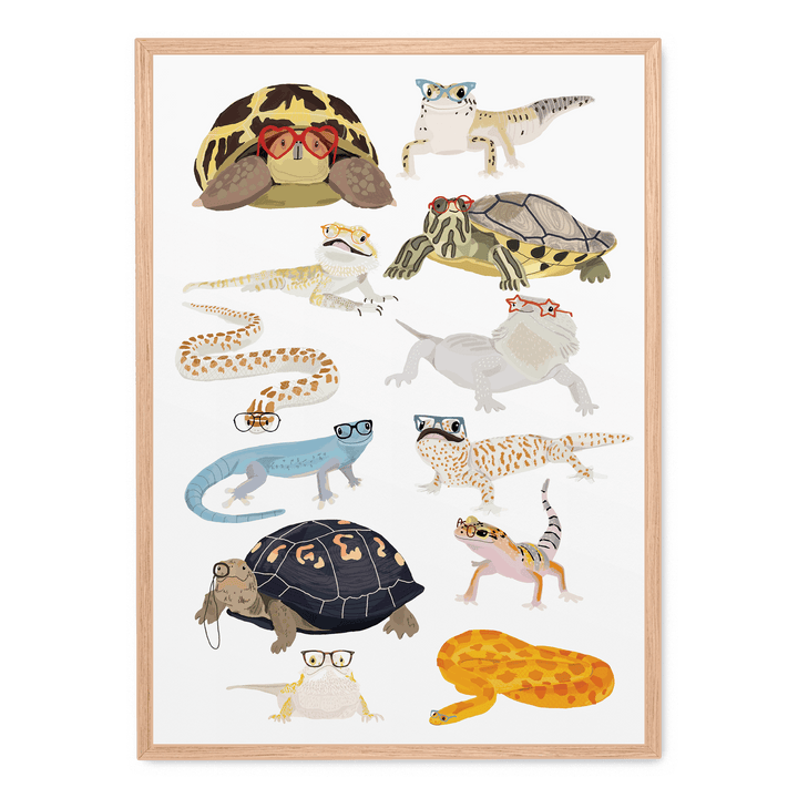 Reptiles In Glasses
