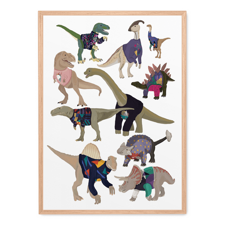 Dinosaurs In 80s Jumpers