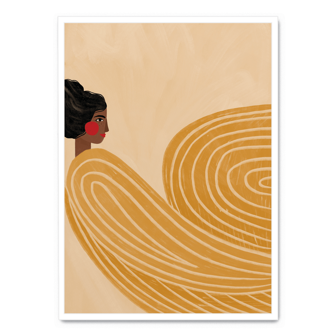 Woman With Yellow Stripes