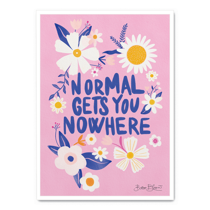 Normal Gets You Nowhere