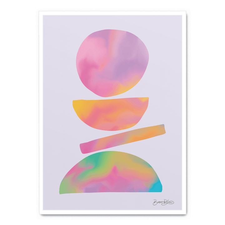 Rainbow Midcentury Composition