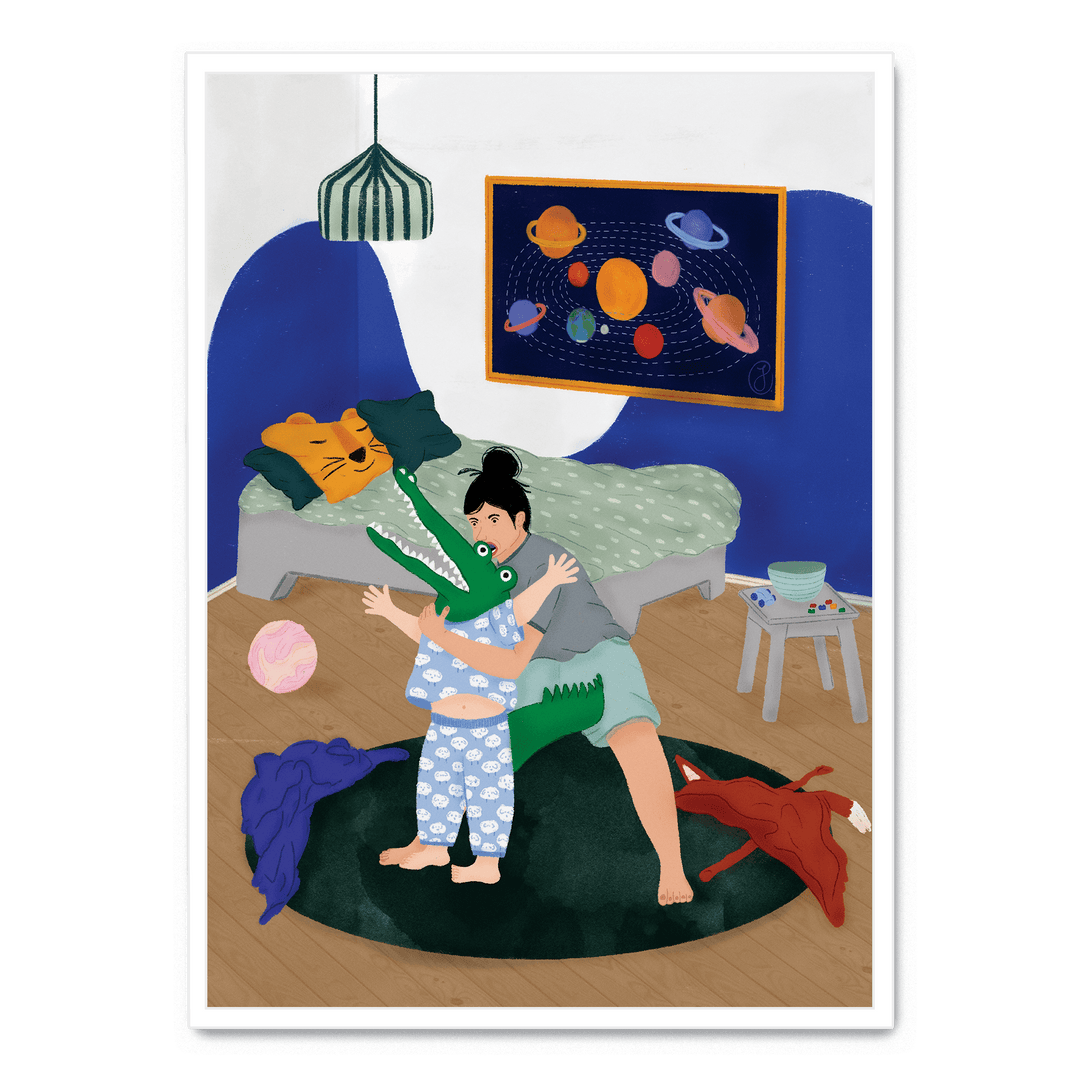 Bedtime Pyjama Wrestling