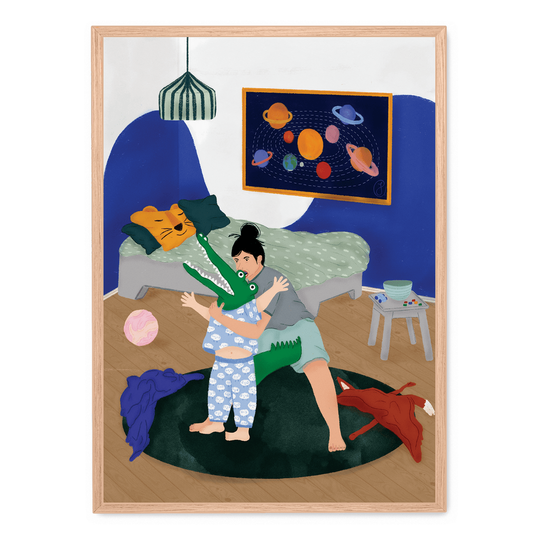 Bedtime Pyjama Wrestling