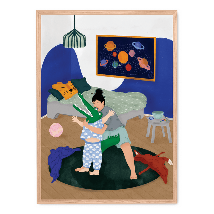 Bedtime Pyjama Wrestling