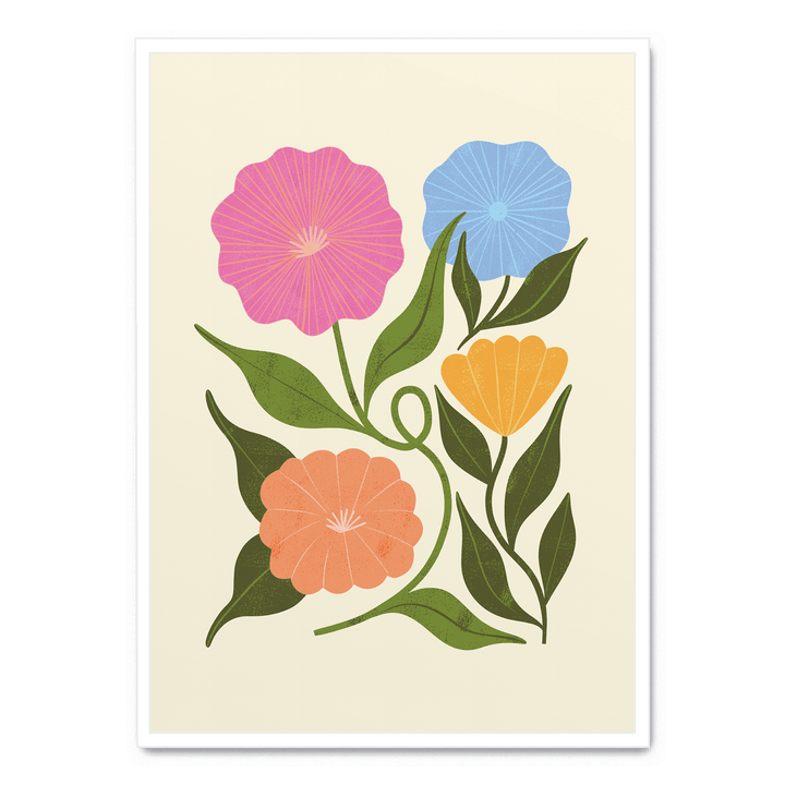 Colorful Abstract Flowers