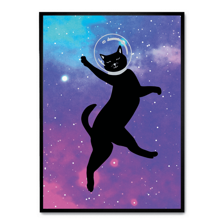 Happy Space Cat