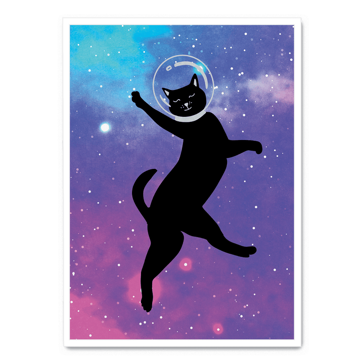 Happy Space Cat