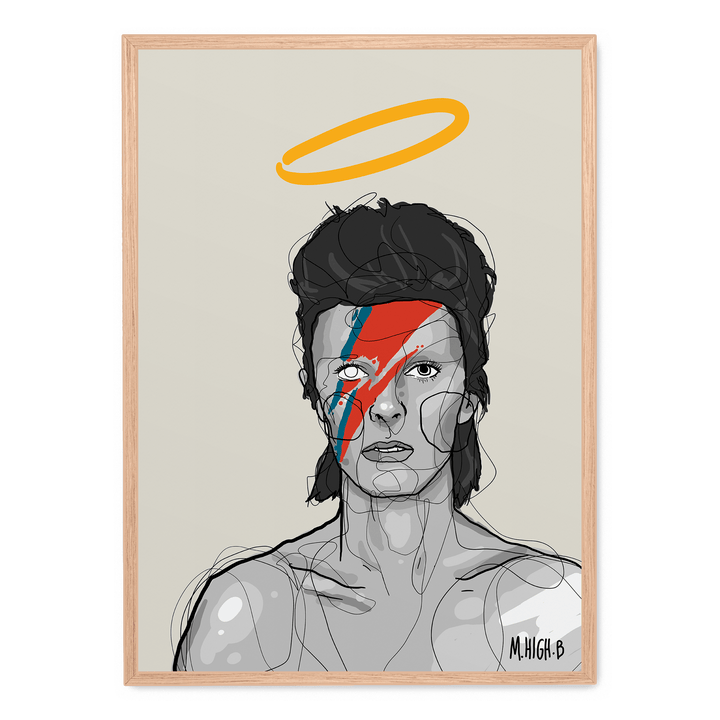 David Bowie x M.HIGH.B