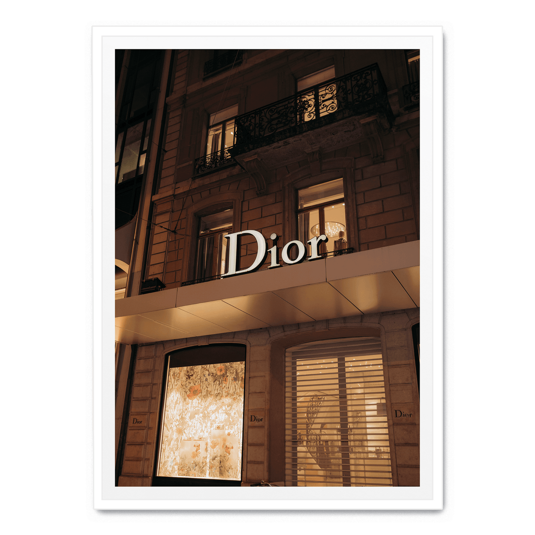 Dior Store Night