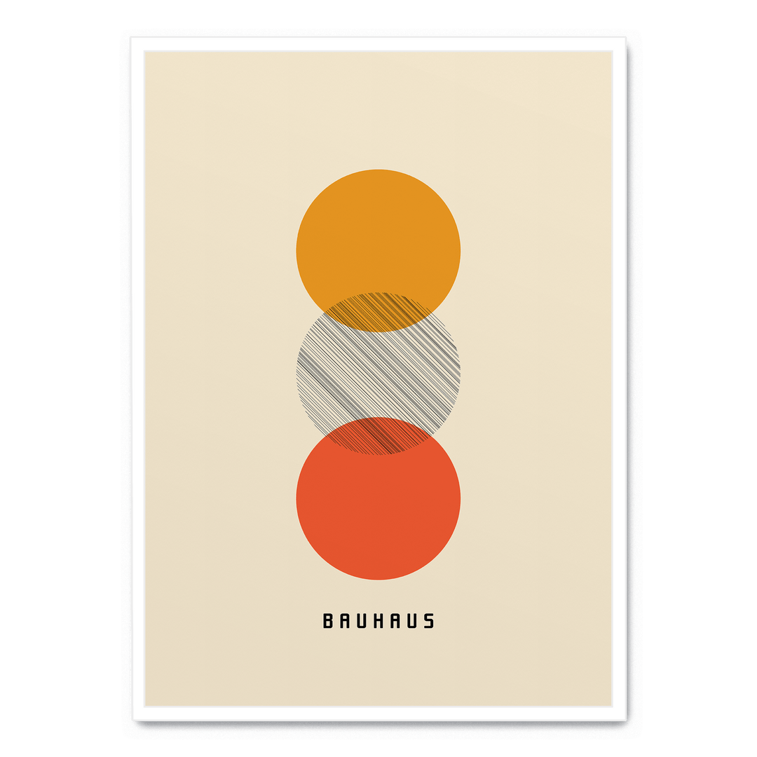 Bauhaus Colored Circles
