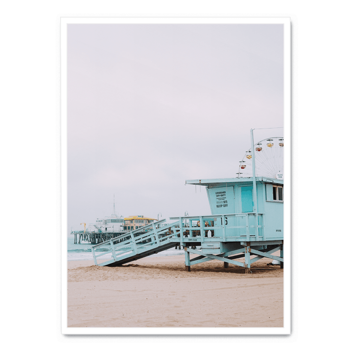 Lifeguard House On The Beach