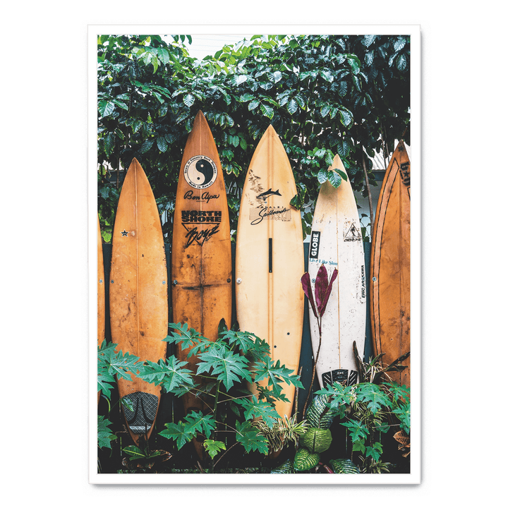 Standing Surfboards