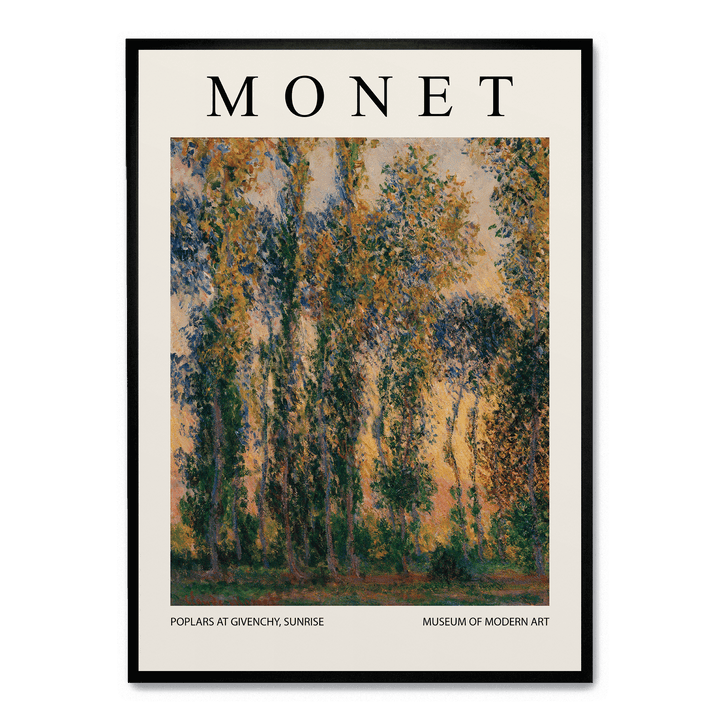 Poplars At Givenchy Sunrise