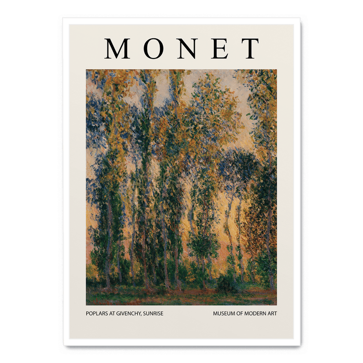 Poplars At Givenchy Sunrise