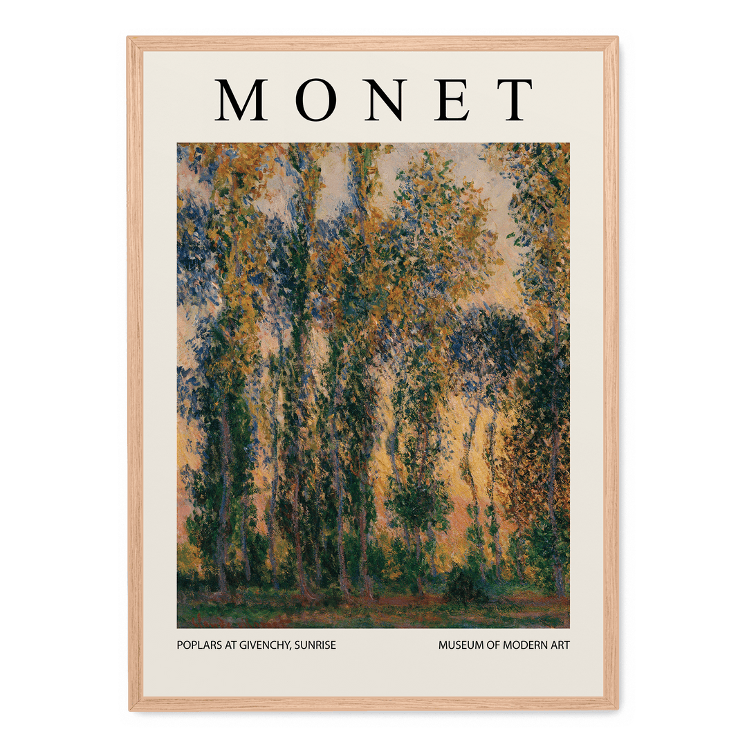 Poplars At Givenchy Sunrise