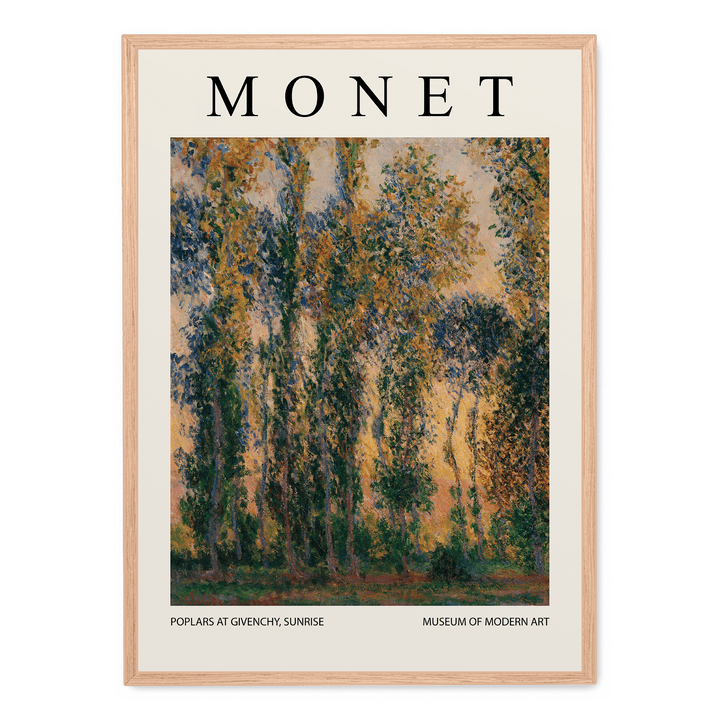 Poplars At Givenchy Sunrise