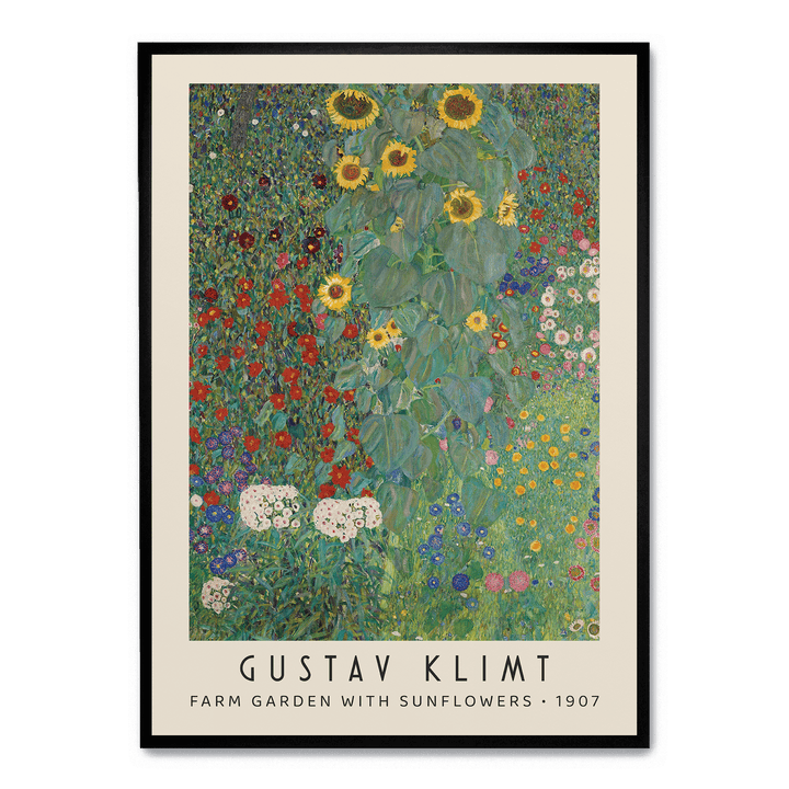 Farm Garden With Sunflowers