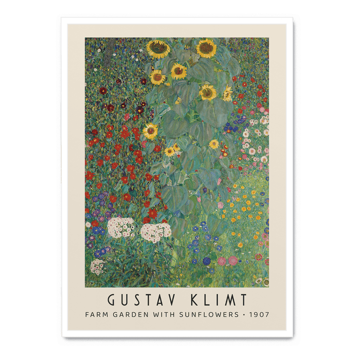 Farm Garden With Sunflowers