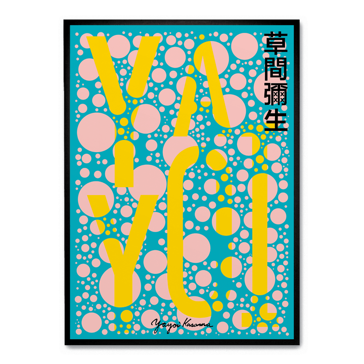 Yayoi Kusama - Yellow With Blue