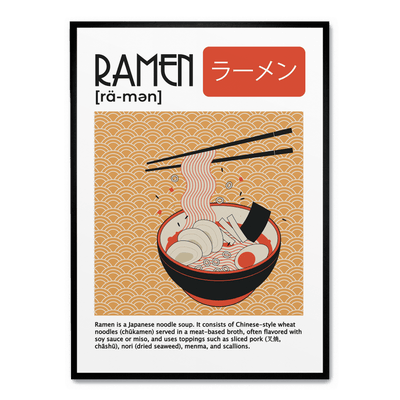 Ramen Definition Plakat | Postera.dk