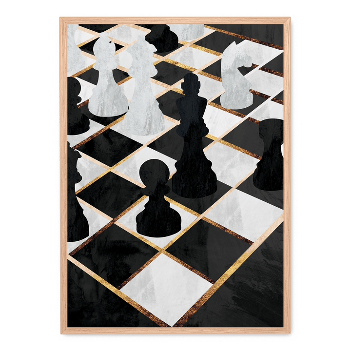 Chess Black And Gold